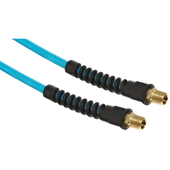 Coilhose Pneumatics PFE60504T Flexeel Reinforced Polyurethane Air Hose 2 50-Foot Length with 3/8-Inch ID 1/4-Inch MPT Reusable Strain Relief Fittings Transparent Blue Coilhose Pneumatics PFE60504T Flexeel Reinforced Polyurethane Air Hose 2 50-Foot Length with 3/8-Inch ID 1/4-Inch MPT Reusable Strain Relief Fittings Transparent Blue